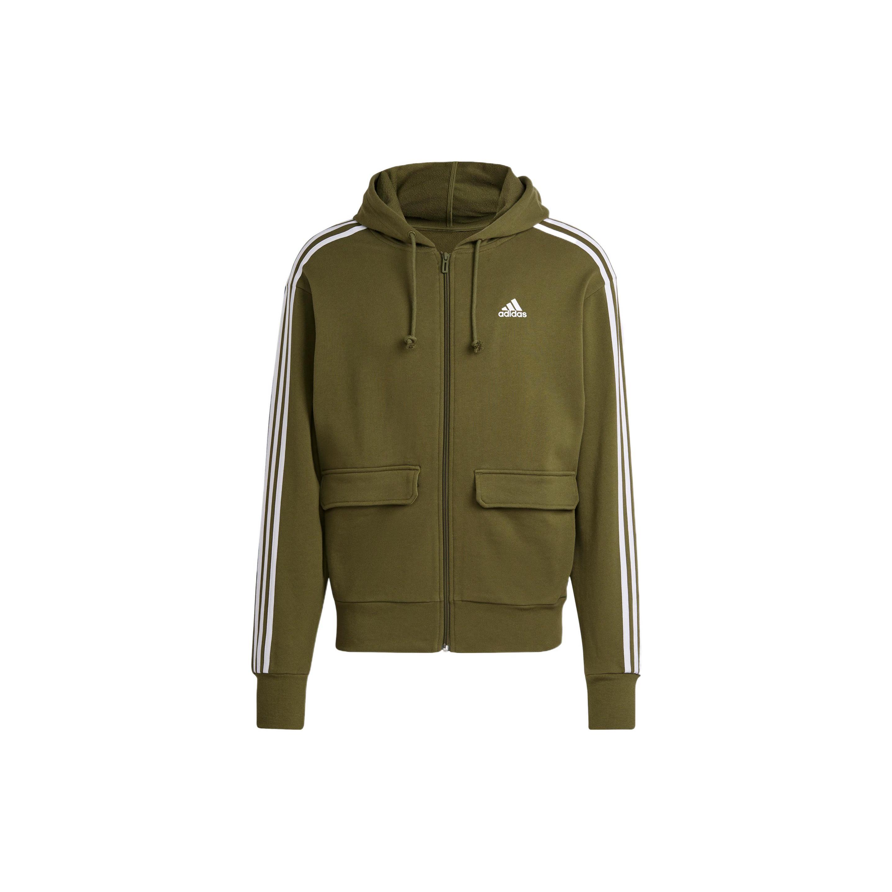 Куртки Adidas Мужские Зеленые С капюшоном Умеренные Другие HS3507 L
