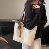 Premium tote bag large capacity casual tote women's bag autumn and winter new commuting lazy wind single shoulder armpit big bag