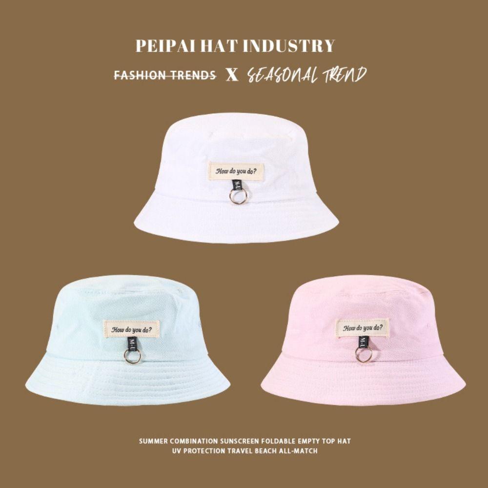 Dome All-match Sun Cap Multi-function Student Couple Sun Hats Gifts Summer Patch Bucket Hat