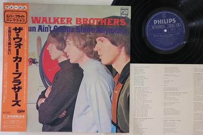 LP Record WALKER BROTHERS - Sun Ain't Gonna Shine Anymore EVER14 PHILIPS 1982 Japan Obi Rock Used