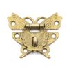 Retro Chic Butterfly Latch Catch Jewelry Wooden Box Lock Hasp Pad Chest Lock