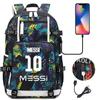 Large Capacity Schoolbag with Shoulder Strap; Student Three-piece Pencil Case Set