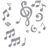 Musical Notes Dies Cuts for Card Making,Cutting Dies, Metal Die Cutting Mold, Scrapbooking Dies, DIY Etched Embossing Stencil for Craft
