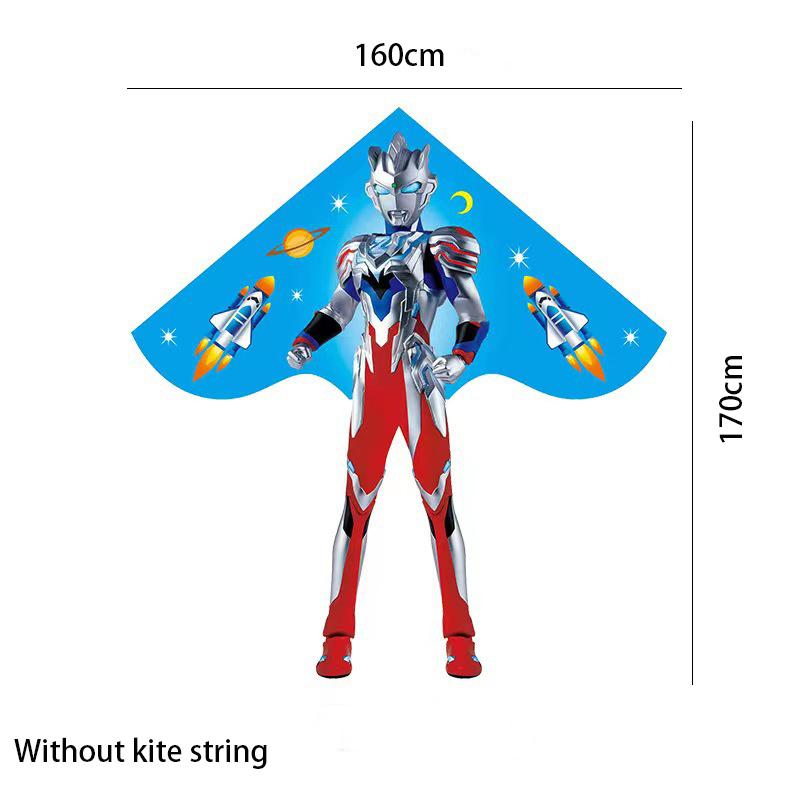 

Ultraman 14 Meter Childrens Cartoon Kite Easy To Fly In The Gentle Breeze Style A