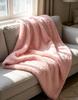 Warm Keeping Cationic Yarn 100% Polyester Double Side Knitted Melange Sherpa Fleece Fabric for Winter