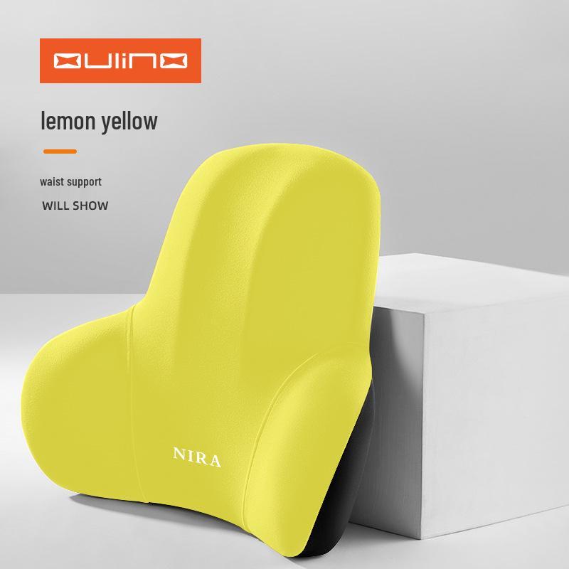 Ergonomický bederní podpůrný polštář pro kancelářskou židli a auto