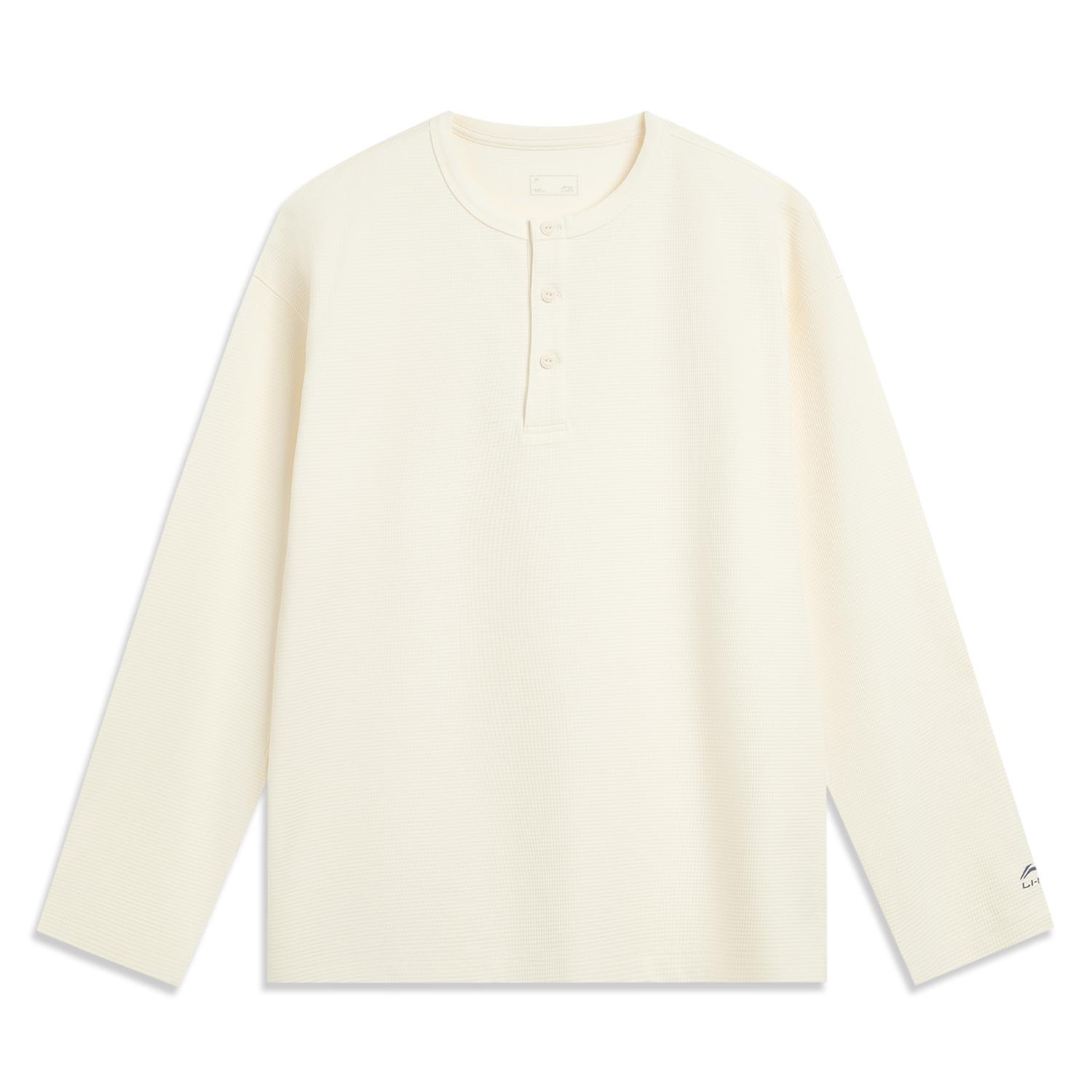 

Свободная посадка, круглый вырез, логотип, парная футболка серии Li Ning Sports Lifestyle, унисекс, ATLV267-3 L