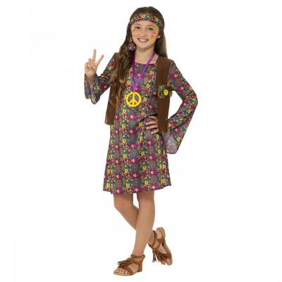 Girls Hippie Costume Set