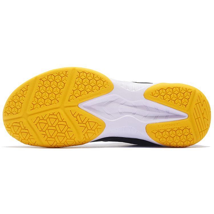 Li Ning Sound Wave 2 Fabric Synthetic Leather Shock Absorbing Breathable Wear Resistant Non Slip Low Top Badminton Shoes Unisex sneaker AYTS016-5