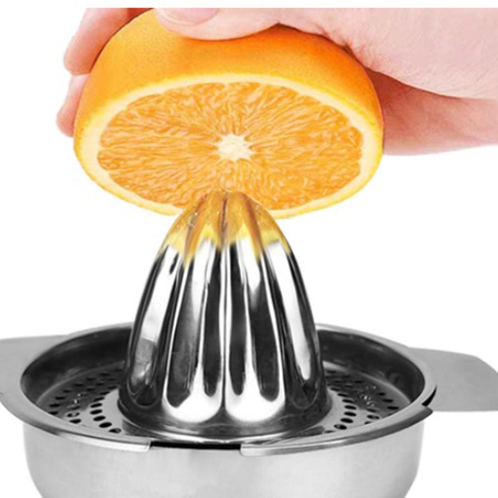 Zitruspresse Zitrone Orange Edelstahl Handpresse Manuelle Saftpresse für Küche
