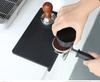 FUN COFFEE Tamper Mat, Espresso Coffee Mat, Corner Tamping Mat, Gray (co-0014-1)