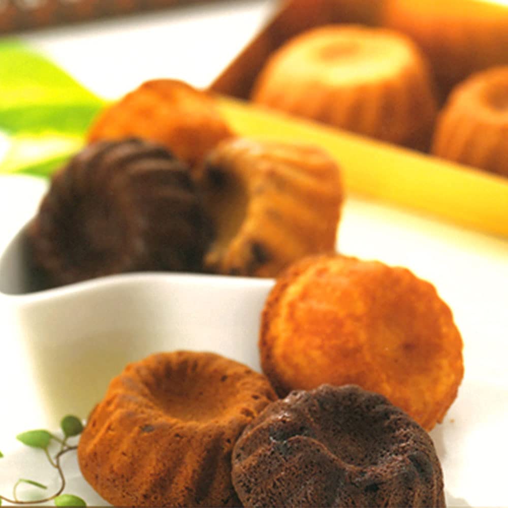 Mamapan Silicone Mini Gugelhupf Mold, 6-Piece Set, Chiyoda