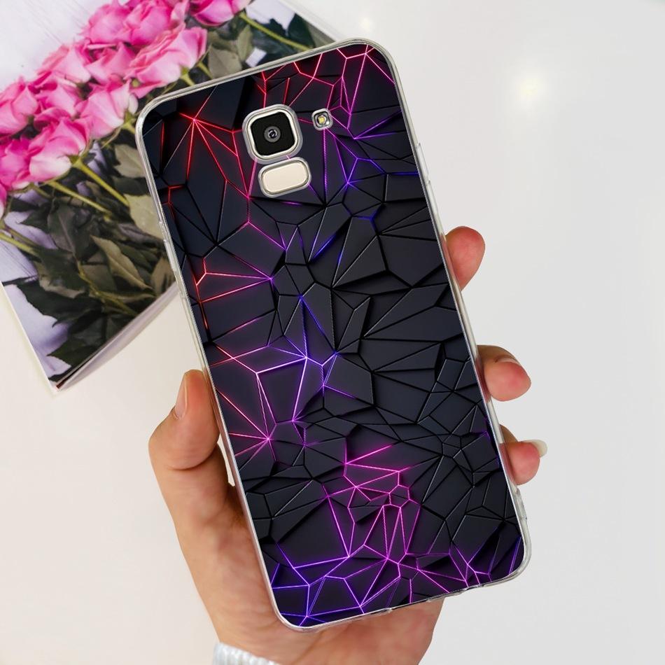 For Samsung Galaxy J6 J6+ 2018 Phone Case Samsung J 6 J6 Plus SM-J600F J610G Fashion Cool Pattern Soft Silicone TPU Cases