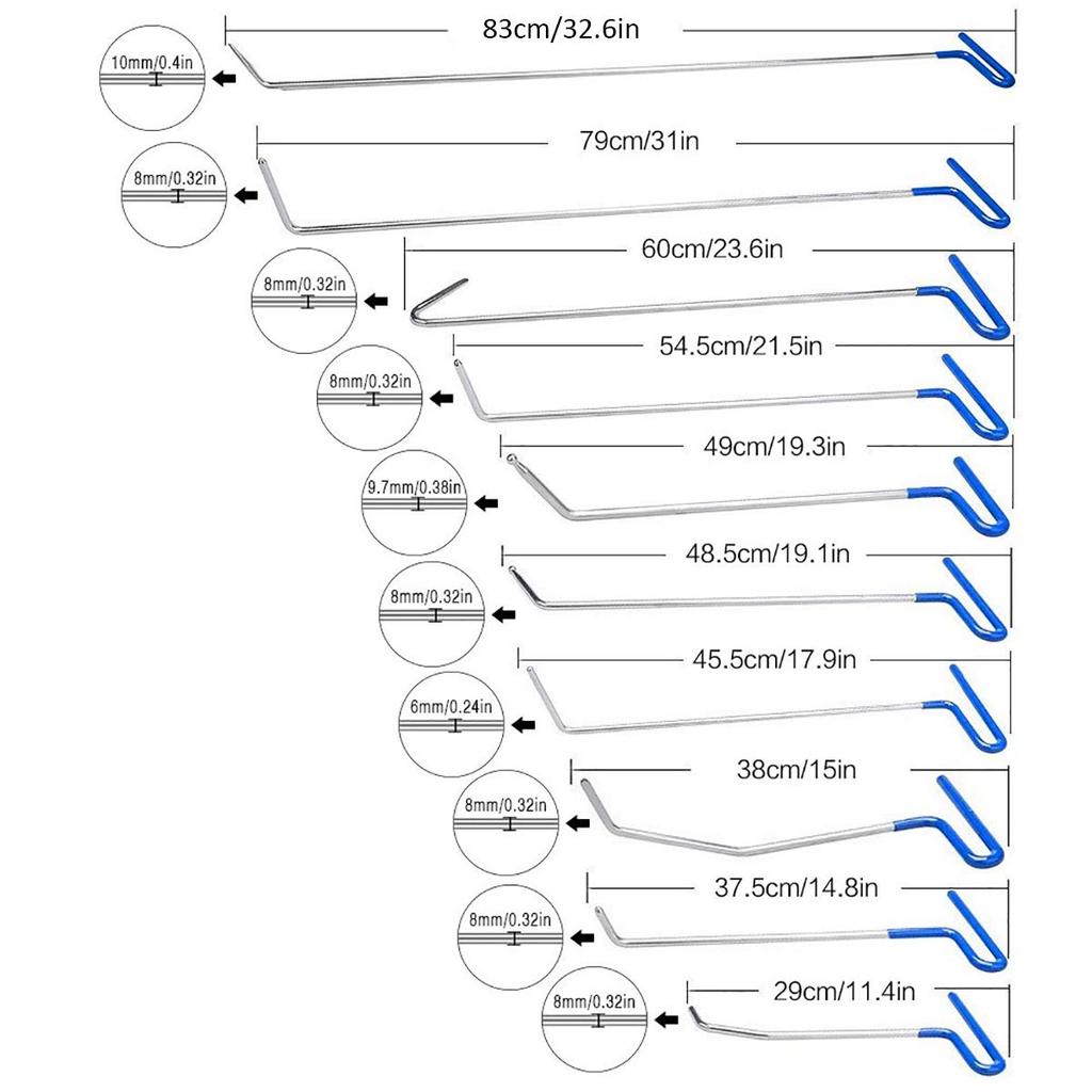 WHDZ Car Dent Repair Car Dent Repair Dent Sheet Metal Vacuum Car Dent Repair Tool Sheet Metal Dent Repair DIY Repair 21 Sets Tool, Tool, Extrusion,