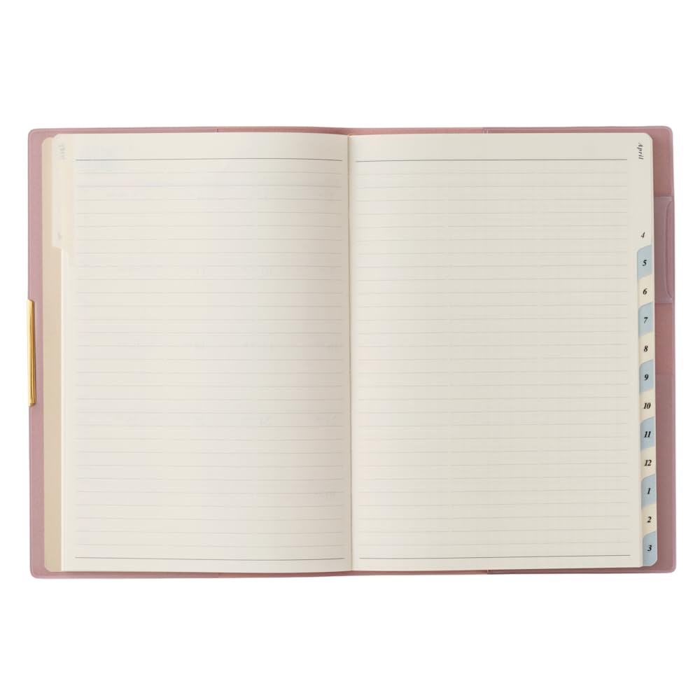 Nolty Pagem Planner April Monday Baby 9705 2026, Start, B6, Monthly, Grasse, Start, Pink,