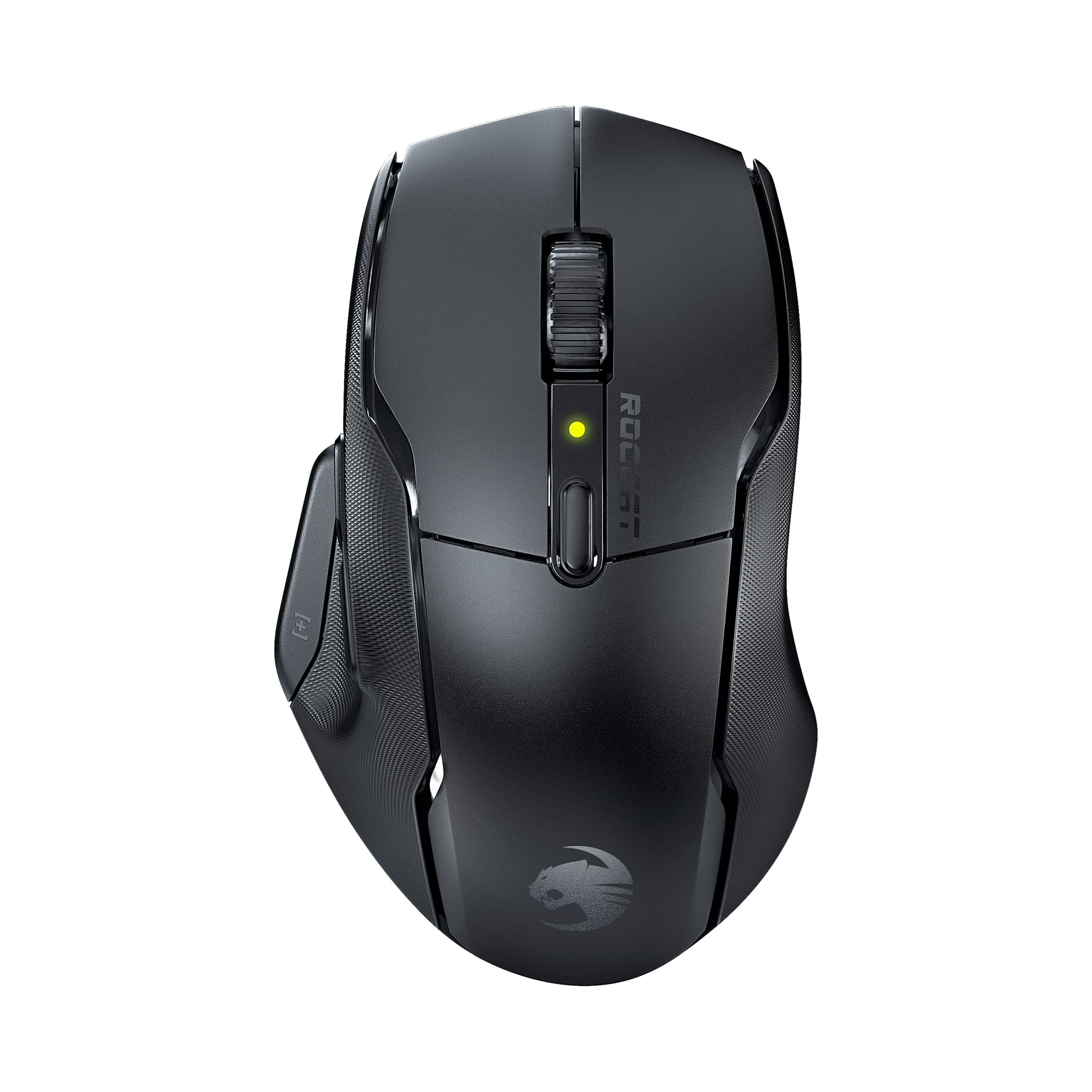 

ROCCAT Kone Air Wireless Gaming Mouse, 2.4GHzBluetooth, Black, 800-Hour Lifespan, 19K Gold, Optical Switches, Side Buttons, Side Grips, 119g (1 Mouse)