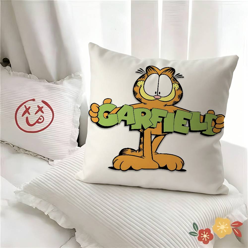 pc GGarfields Pillow Case Fashion Square Pillowcase Bedroom Sofa Room Ins Decoration Leisure