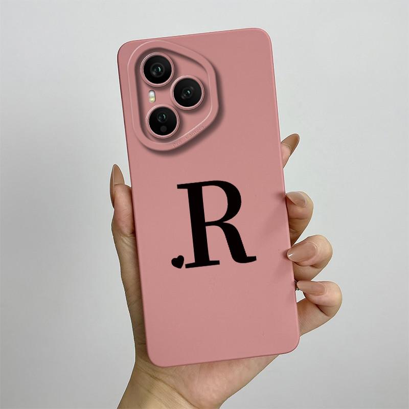 Case For Honor 400 Pro Luxury Letters Soft Phone Back Cover For Honor400 Pro 5G Full Protection Liquid Silicone Shockproof Funda