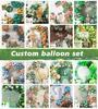 Jungle Forest Theme Sage Green Balloons Arch Garland Kit Kids Boys Birthday Party Decorations