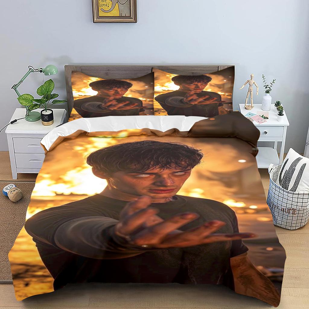 Stranger Things 3D Printed Cartoon Duvet Cover Skin-Friendly Breathable Bedding Comforter
