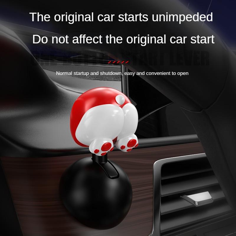 20PCS Car One Touch Start Button Rocker Push Button Cover Car Start Button Cover Decorative Accessories Car Accessories