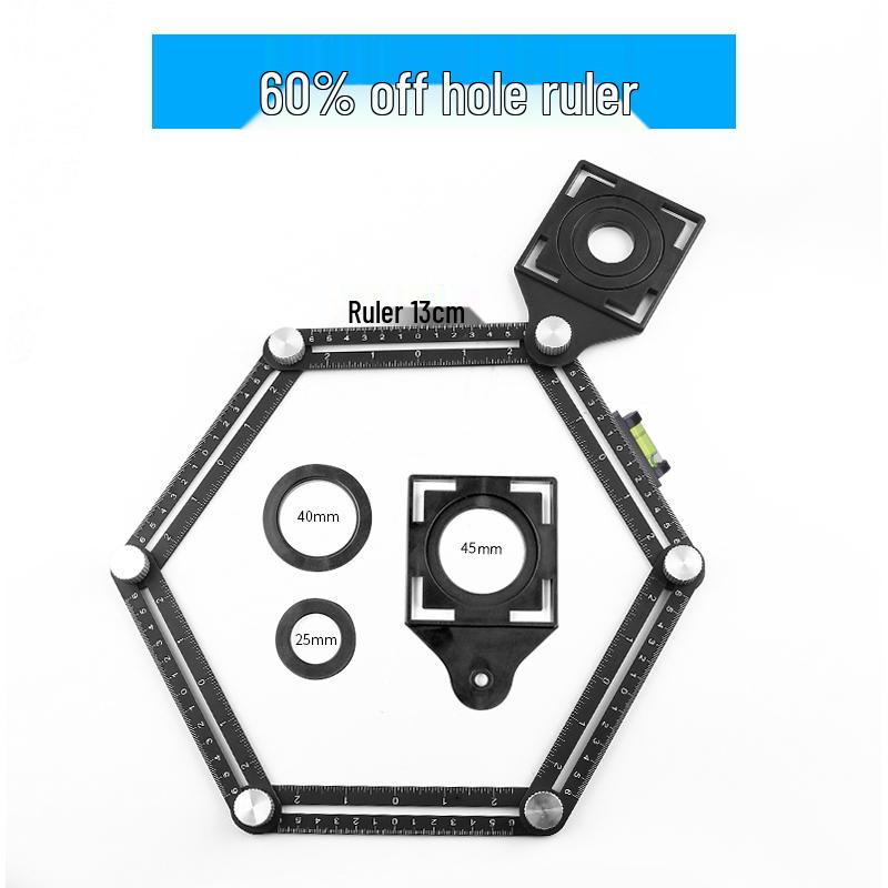 Adjustable Stainless Steel Tile Hole Locator and Punch Tool