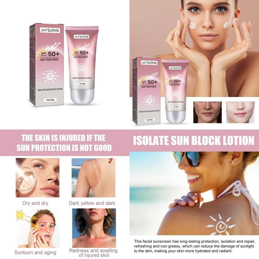 Jaysuing Protective Cream For Oily Skin Ultra Lightweight Non-greasy Uv Shielding Formula