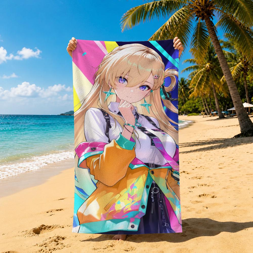 Game Lynae Towel Towel Soft Pool Gift For Travel Gym Shower Cool Camping Quick Dry Sports Large Beach Towel