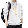 Sweat à capuche tendance pour homme avec imprimé cheval, manches longues, col rond, pour l'automne/l'hiver