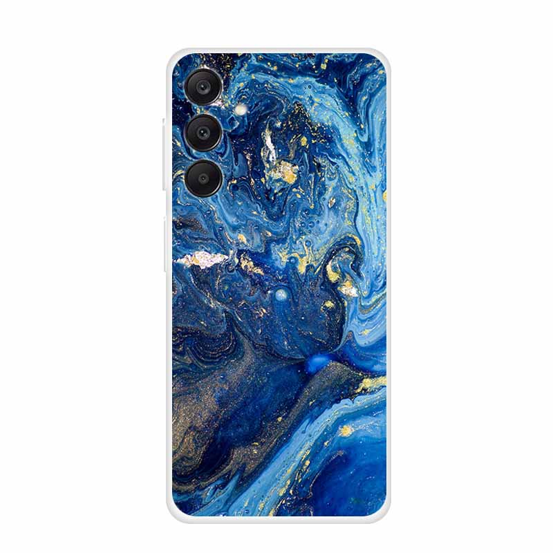 Marble Patterns Phone Case for Samsung A25 Soft Transparent TPU Clear Cover for Samsung Galaxy A 25 Protective Silicone Shell