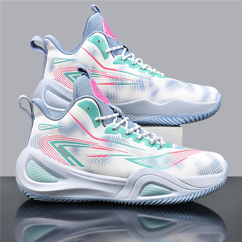 Men's Casual Comfortable Non Skid Walking Sneakers Sports Durable Rebound Basketball Shoes Outdoor Running Shoes Size 35-45