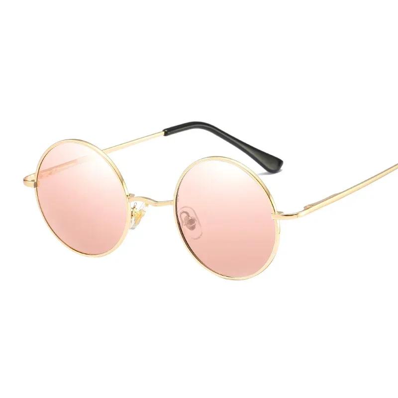 Classic Small Round Sunglasses UV400 for Men Women Retro Vintage Circle Hippie Sun Glasses