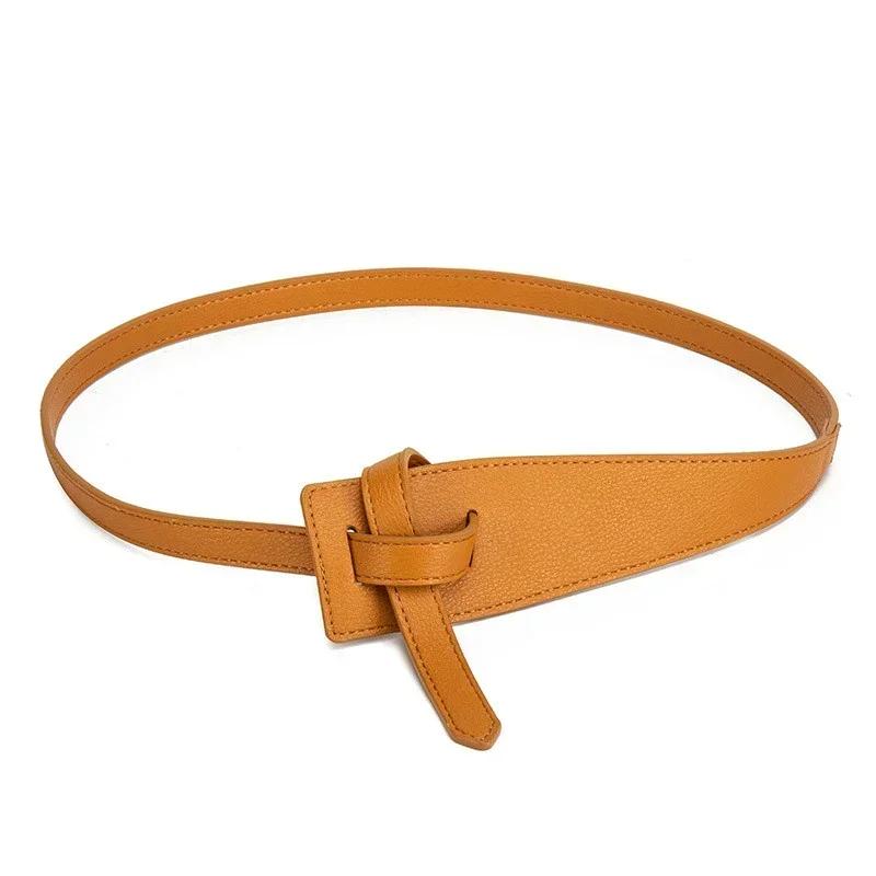 Women Elegant Coat Belt Korean Simple Irregular Buckle Windbreaker Knotted Waist Seal Clothes Accessories Creative Gifts