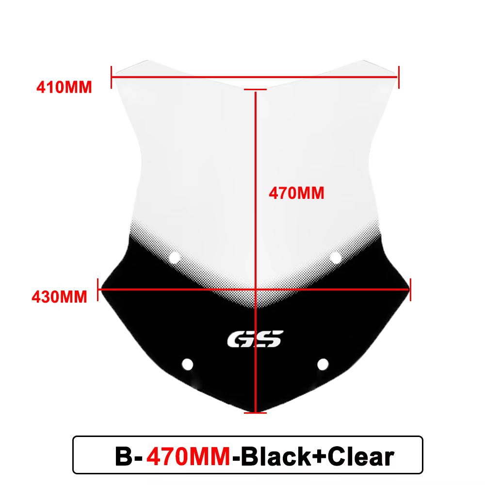 For BMW R1200GS R1250GS LC Adventure GS R1200 R1250 2013-2025 Motorcycle Windscreen Windshield Wind Shield Deflector Protector