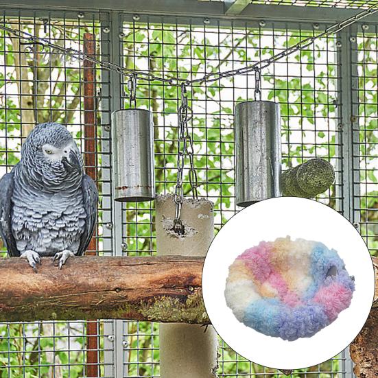 Warm Bird Nest for Cage Plush Hanging Bird Bed Fleece Warm Bird House for Conure Budgie Cockatiel Lovebird Parakeet Hamster Small Animals