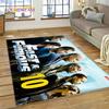 Alfombra para el Suelo más Reciente de la Película Fast & Furious X 10 Vin Diesel para Sala de Estar, Dormitorio, Decoración del Hogar, Decoración Antideslizante para Sofá, Felpudo