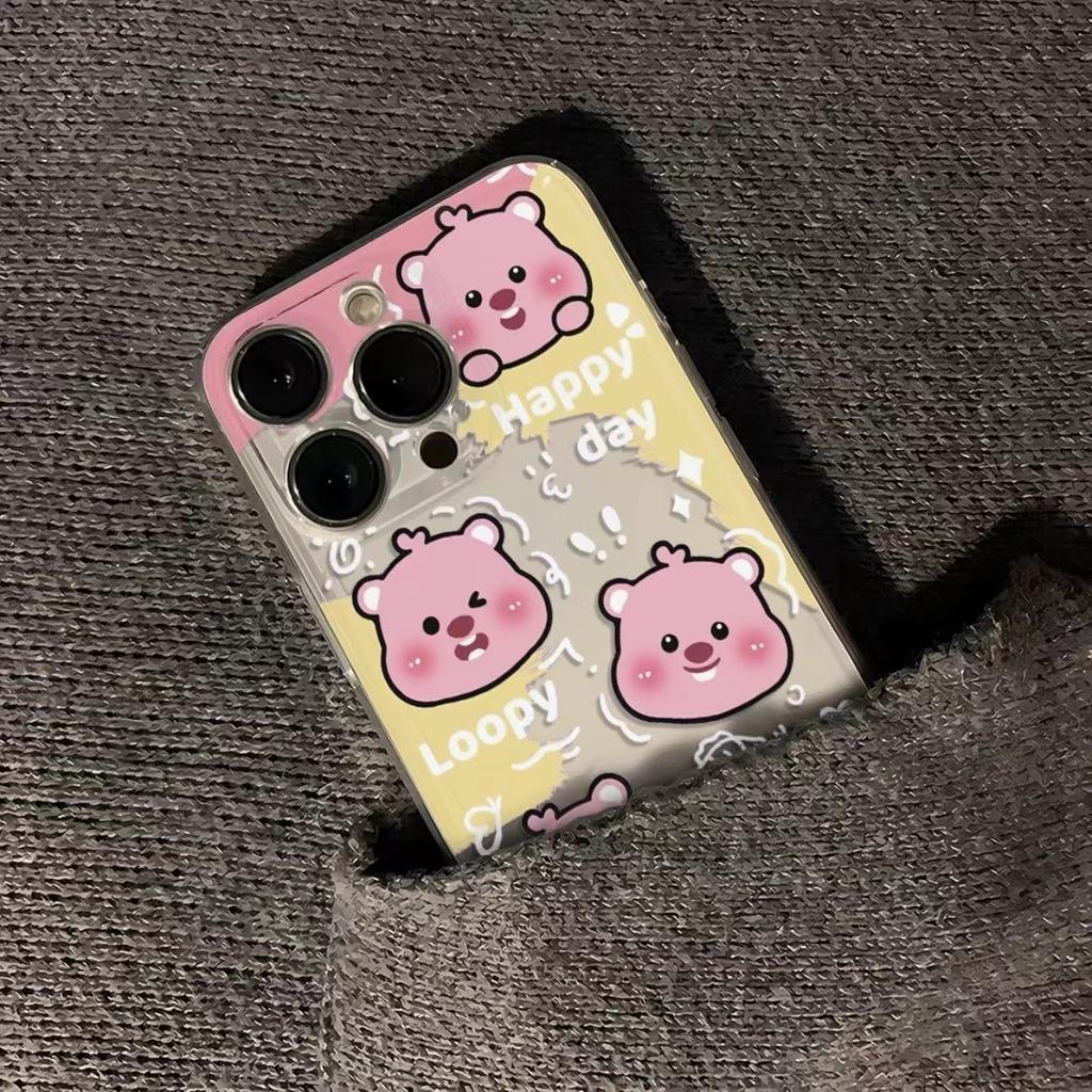 Cartoon Beaver Capybara Suitable for Apple 16/16promax mobile phone case 12/11pro transparent xr/xs/8p soft 7