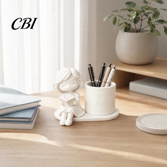 Colorful Pen Cup 3D Printed Holder, Creative Desktop Organizer for Pencils Gel Pens Storage Container Makeup Brushes, Office And Study Use Non-toxic