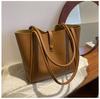Solid Color Mother and Child Bag 2025 New Women's Bag Simple Portable Tote Bag Large Capacity Spring Fashion Shoulder Bag