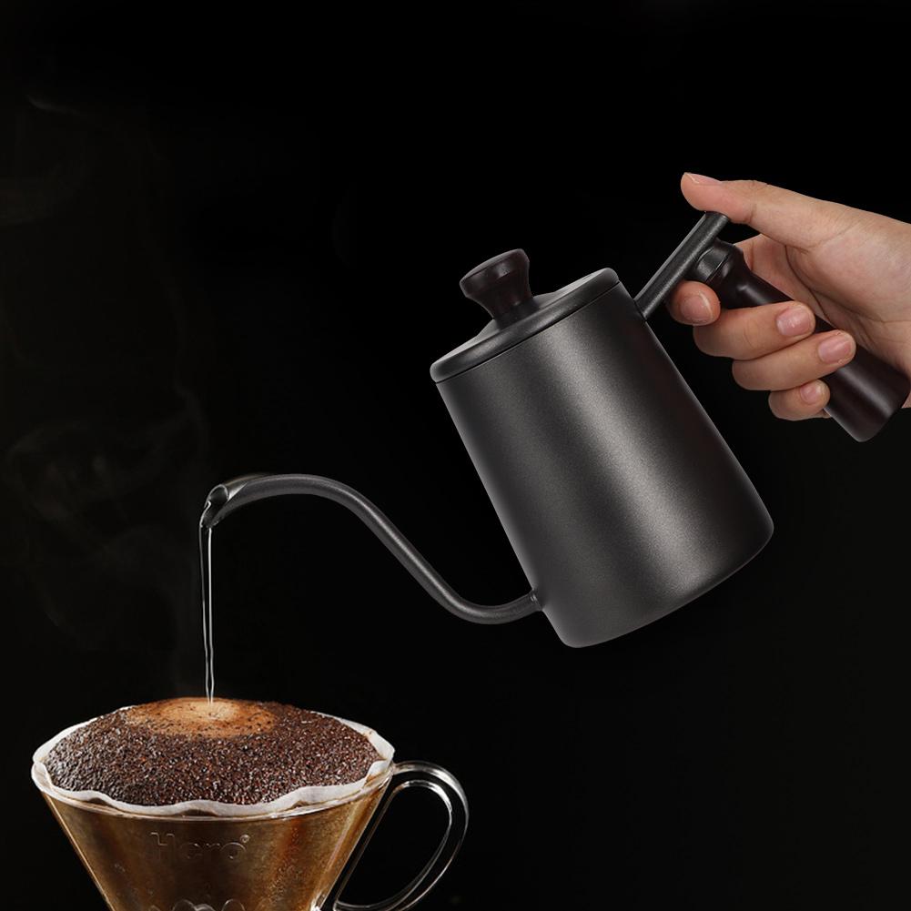 700ml Stainless Steel Water Tea Coffee Pot Long Narrow Spout Kettle for Home Use