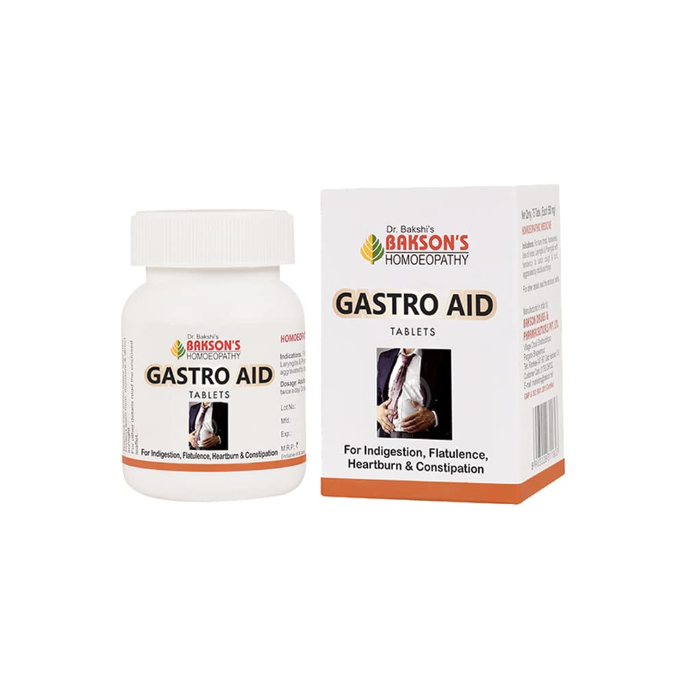

Dr Bakshi s Bakson s Gastro Aid Digestive Comfort Tablets For Balanced Gut Support Formula Daily After Meal 75 Count