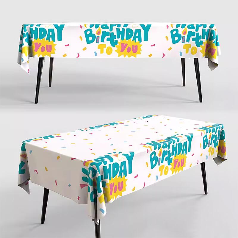 Disposable Birthday Party Tablecloth