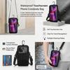 Sport Armband For Smartphone Running Fitness Waist Bag 3-In-1 Design Touch Screen Window Reflective Strips