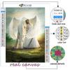 5D-Diamantgemälde, Tier-Pegasus, DIY-Diamant-Stickerei, Strass-Heimdekoration