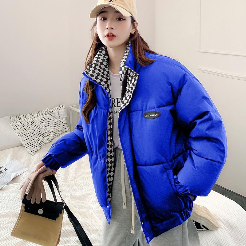 Winter New Good Quality Thickened Bread Clothes Cotton Clothes Women's Down Cotton Clothes Student Stand-up Collar Short Jacket