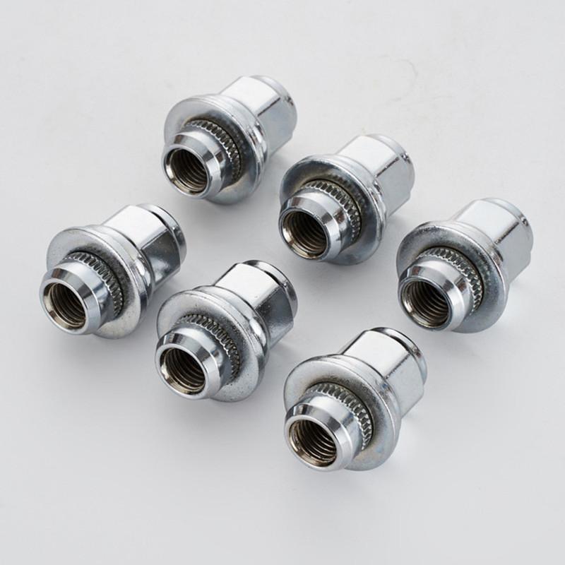 37mm  Lug Nuts  OEM Factory Style Mag Seat Lug Nuts M12x1.5,m12x1.25,hex 21mm, black or sliver