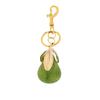 Trendy Large Pear Resin Keychain Pendant for Women