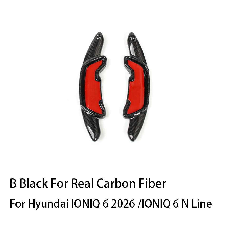 For Hyundai IONIQ 6N 2026-2026 Aluminum Alloy Steering Wheel Shifter Paddle Cover Trim Accessories
