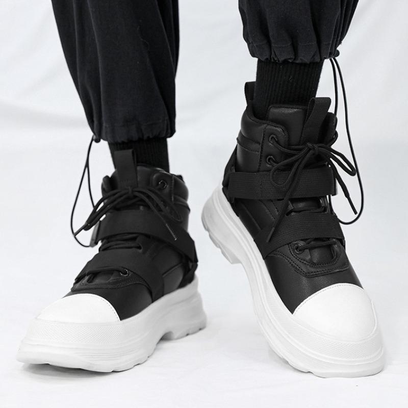 Shoes for Men Trend High Top Comfort Casual Sneaker  High Quality Versatile Breathable Men Platform Board Shoe Zapatillas Hombre