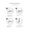 Metal Frame Silent Table Clock 4-Inch Bedroom Desktop Clock Creative Twin Bell Alarm Clock  Bedroom